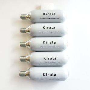 ☆新品☆Kirala 炭酸ガスカートリッジ 74g×5本セット キララ 炭酸ガスカートリッジ 内容量74g/98ml ※ビールサーバーにご使用可能-③