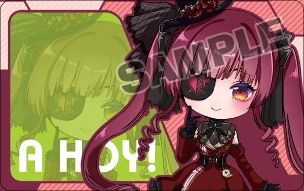 【送料無料】ホロライブICステッカー(宝鐘マリン・ゴスロリ衣装)同人グッズ【匿名配送】