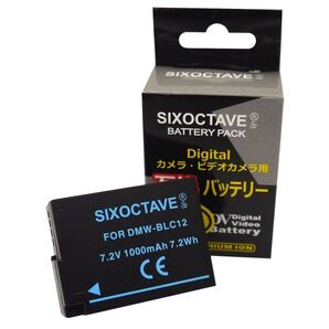 ● DMW-BLC12 Panasonic 互換バッテリー 1個 DMC-FZH1 DMC-GH2 DMC-GX8 DMC-G8 DC-G99 DC-FZ1000M2