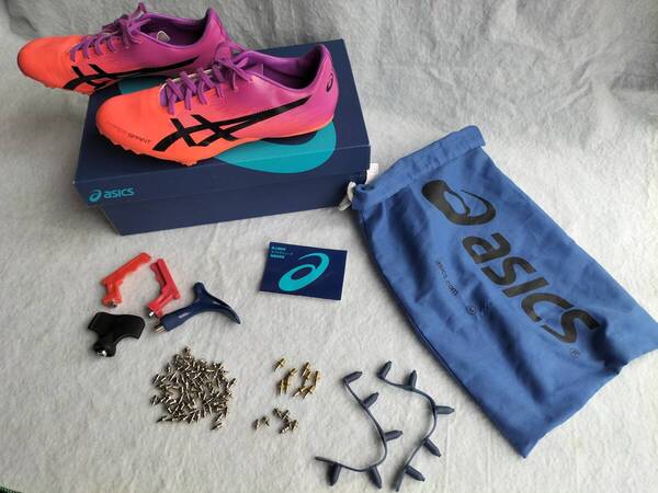 ♪アシックス製 陸上スパイクシューズ トラック フィールド 26.5cm ハイパー・スプリント7◆ASICS HYPERSPRINT7 1093A087-500 送料無料!