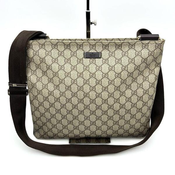 GUCCI グッチ GGスプリーム ショルダーバッグ PVC