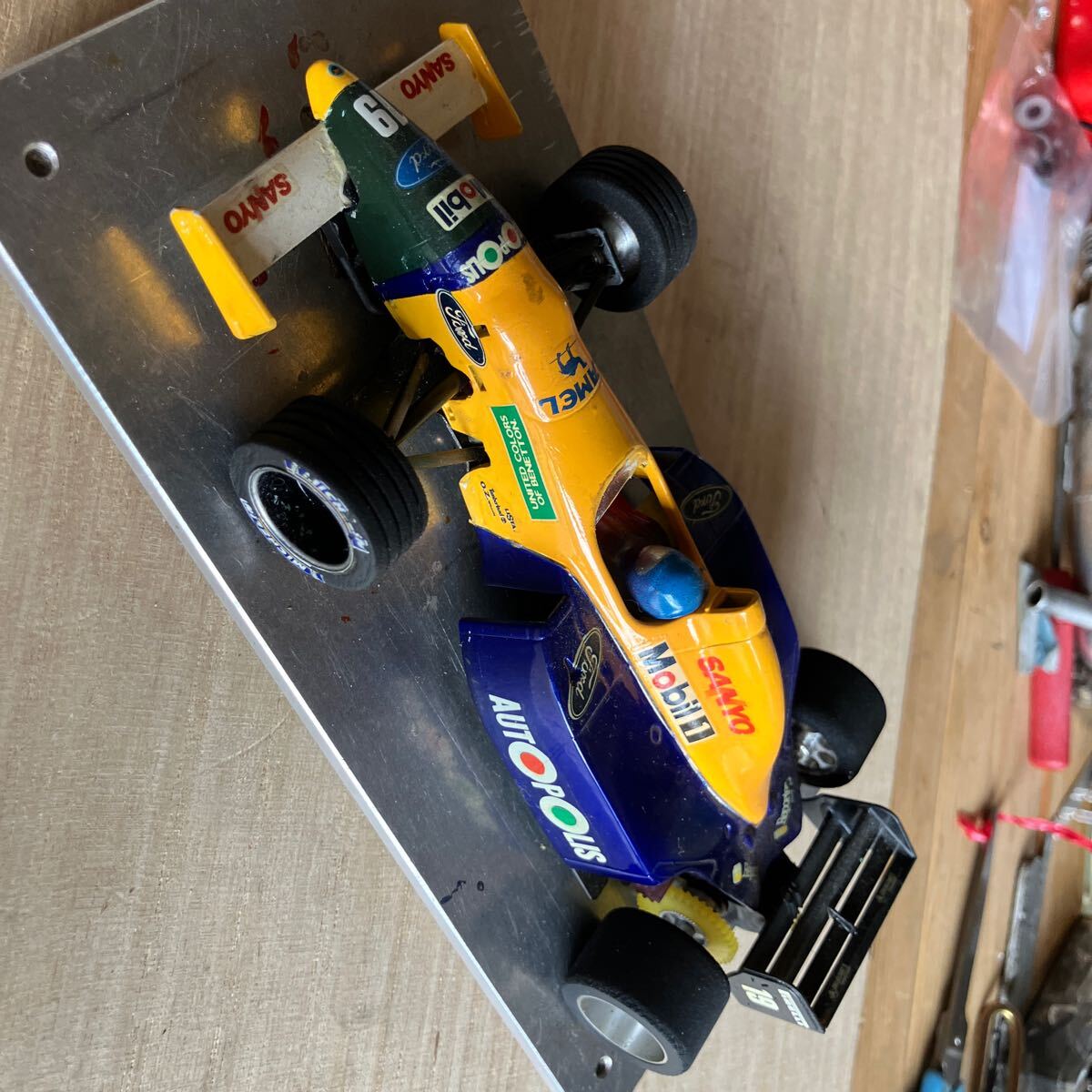 1/24スロットカーウッドコース一式 中古 8レーン （◇スロット