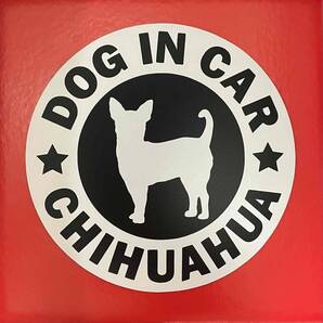 犬(スムース チワワ)マグネット ステッカー 防水 車用【匿名配送】