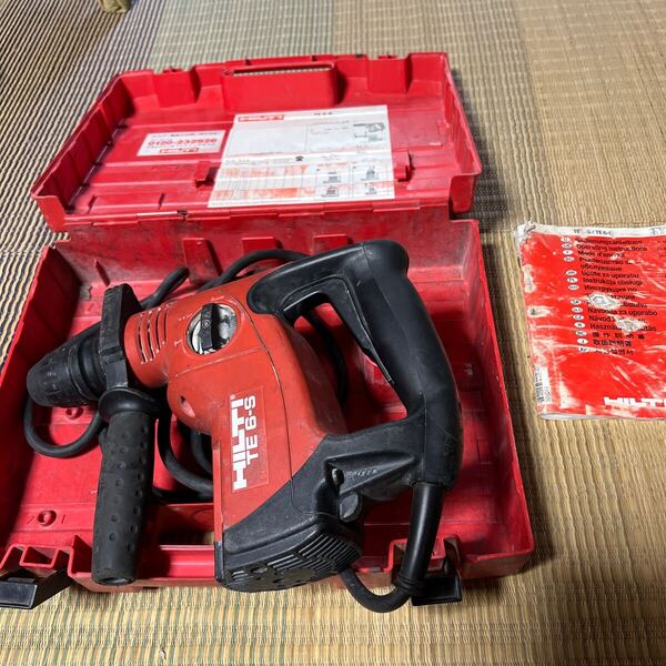 HILTI ヒルティ TE6-S ロータリーハンマドリル 100V 電動ハンマー ハンマードリル 斫り ハツリ はつり 電動工具 DIY