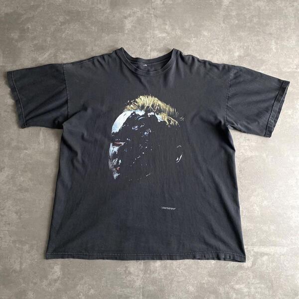 90s ビンテージ オリジナル USA製 1998 RAMMSTEIN ラムシュタイン DU HAST プロモ Tシャツ BLUE GRAPE 黒 ブラック XL アメリカ製 90年代