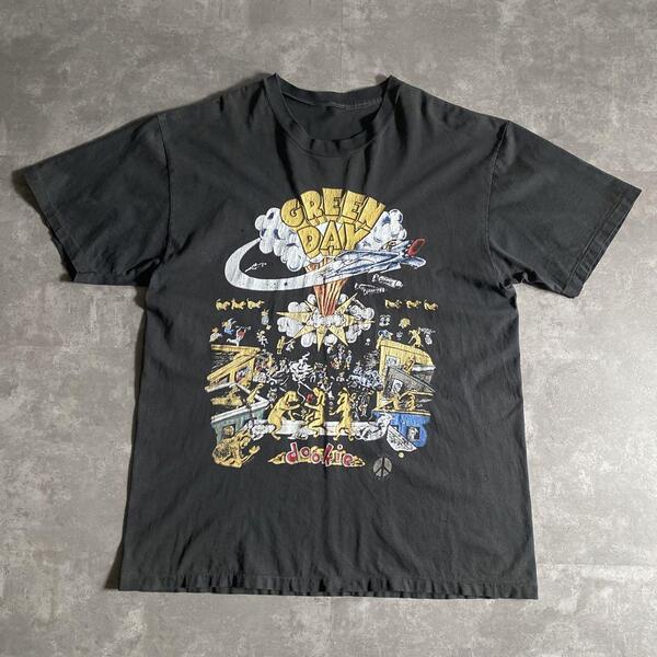 90s ビンテージ GREEN DAY 1994 WOODSTOCK dookie Tシャツ 実寸 XL 90年代 当時物 グリーンデイ ウッドストック