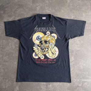 80s ビンテージ 1988 METALLICA メタリカ PUSHEAD パスヘッド Tシャツ USA製 アメリカ製 XL 黒 ブラック 80年代 オリジナル