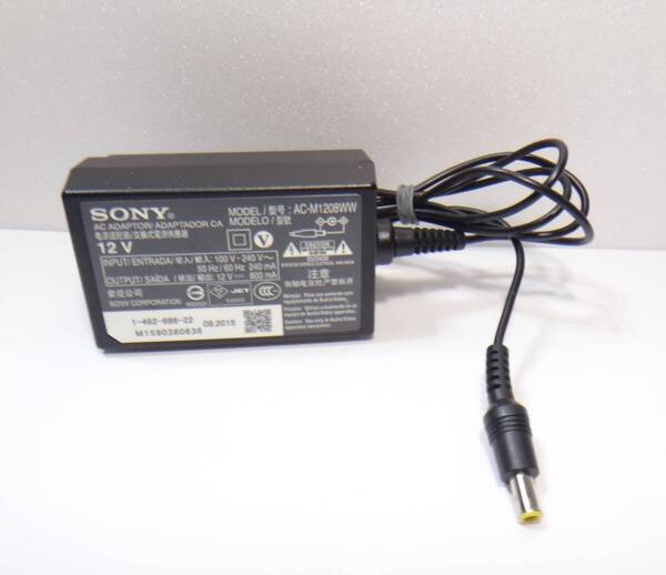 出力ok 送料無料 SONY 純正 ACアダプター AC-M1208WW ソニー