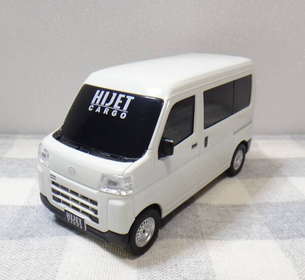 ダイハツ 新型ハイゼットカーゴ プルバックカー ホワイト系 hijet cargo ハイジェット ミニカー グッズ ノベルティ 現行