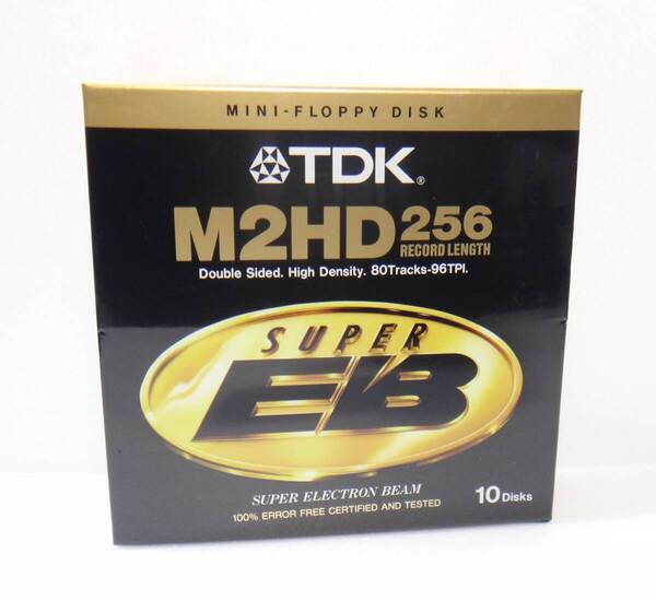 新品、未開封 送料無料 TDK フロッピーディスク M2HD 256 SUPER EB 10disks(10枚入り) M2HD-256SEBX10 5インチ 現状販売