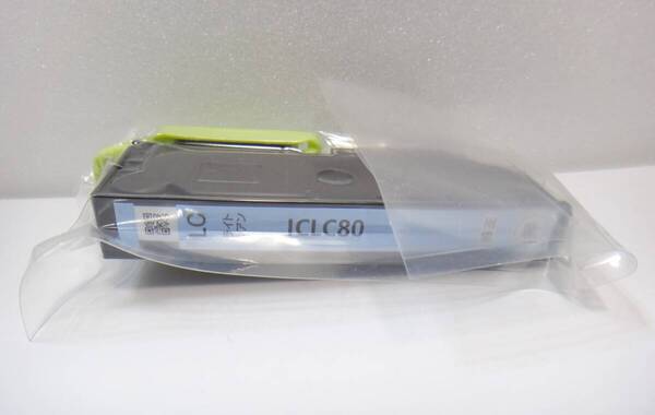 未開封、未使用 送料無料 EPSON 純正 インクカートリッジ ICLC80 ライトシアン (LC) エプソン