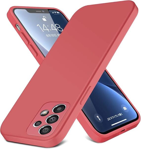 2317526☆ Galaxy A53 5G 用 ケース SC-53C SCG15 ケース シリコン 薄型 可愛い スリム ソフト カバー 耐衝撃 TPU 液体シリコン シンプル