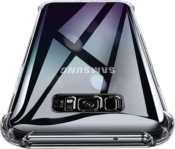 2309298 SAMSUNG Galaxy S8 Plus ケース クリア 透明 耐衝撃 全面保護 TPU 薄型 滑り止め 指紋防止 落下防止 擦り傷防止 カメラ保護