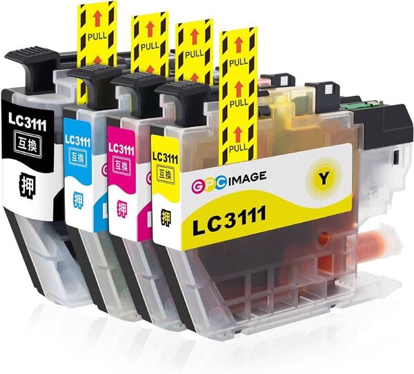 2318030☆ GPC Image LC3111-4PK 互換インクカートリッジ LC3111 4色セット 大容量タイプ ブラザー(Brother)用 インクカートリッジ