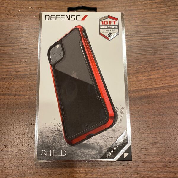 2317352☆ クリアカバー 衝撃吸収 対衝撃 スマホケース iPhone 11 Pro MAX レッド