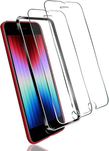 2309286 2枚セット】 iPhone SE 第3世代 (2022) 専用の ガラスフィルム iPhone 8 強化ガラス 液晶 ガラス 超薄型 保護フィルム iPhone 6/6s