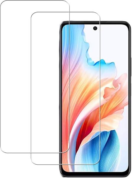 2309279 2枚入り】OPPO A79 5G ガラスフィルム (2枚) 国産硝子素材製 強化ガラス 保護 フィルム