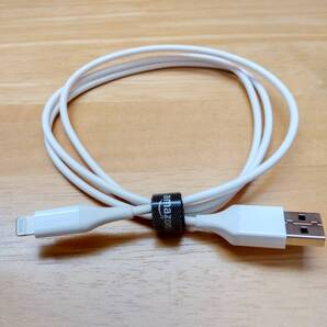 【1.8m】 Amazonベーシック USB-A -ライトニングケーブル 高耐久シリーズ iPhone,iPad充電 Apple MFi認証 白色 Lightningケーブル