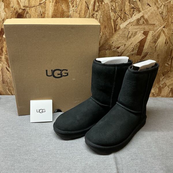 送料無料【N△4209】アグ UGG レディース ブラック CLASSIC SHORT II ムートンブーツ