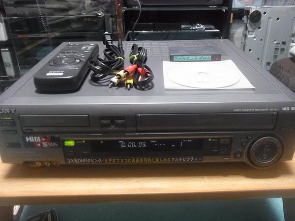 ●SONY HI8/VHS Wビデオデッキ WV-H6他●分解整備致します。