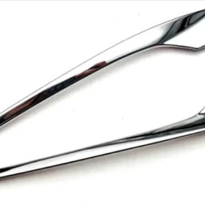 トヨタ 新型プリウス 60系専用フロントフォグランプカバー ガーニッシュ 2PCS 鏡面メッキ仕上 ABS製 外装 カスタムパーツ