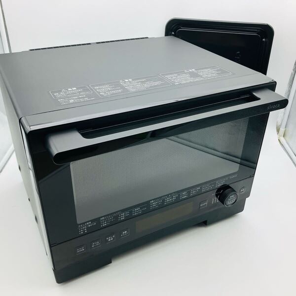 【未使用品】SIROCA シロカ オーブンレンジ ブラック SX-20G151K