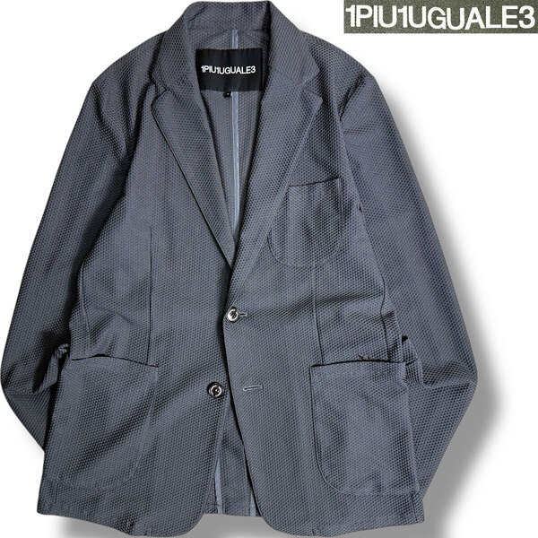 J7221超美品 ウノピュウノウグァーレトレスポーツ TECHNICAL MESH CHARCOAL JACKET テクニカルメッシュチャコールジャケット チャコール Ⅴ
