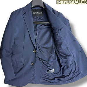 J5137 超美品 ウノピュウノウグァーレトレスポーツ MAS133 LIMITED UNLIKED JACKET ネイビーⅢ 1PIU1UGUALE3 SPORT
