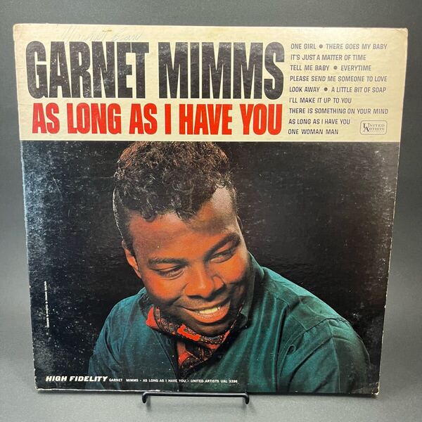Garnet Mimms / As Long As I Have You レコード LP NOT FOR SALE United Artists Records UAL3396