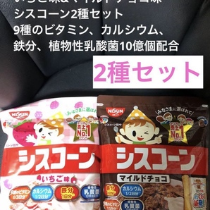 いちご味&マイルドチョコ味 日清シスコーン2種セット 植物性乳酸菌10億個配合 送料込
