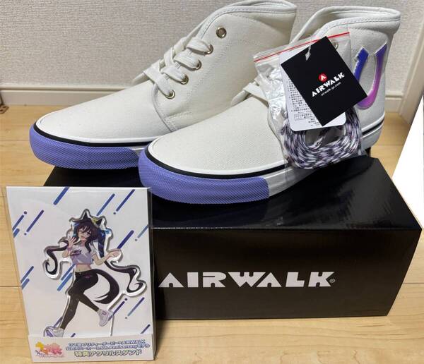 ウマ娘×AIRWALK 公式スニーカー 3.5th Anniversaryモデル ホワイト 26cm ヴィブロスアクリルスタンド付き