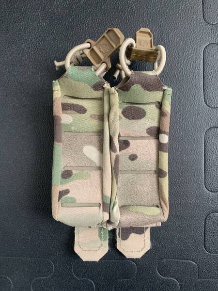 実物 s&s precision 9mm stackable pistol pouch ピストル ポーチ glock p320 マルチカム