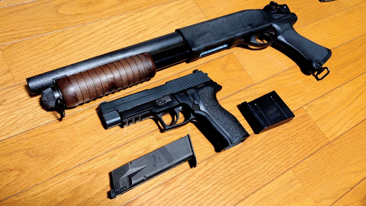 【動作快調!!】 東京マルイ ガスガン SIG P226 カスタム セット TOKYO MARUI フルセット 東京マルイ SIG P226 RAIL Black ガス