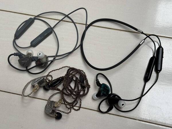 KZ AS16(2個) + AS10(1個)+ Bluetooth アダプタ(2個)セット