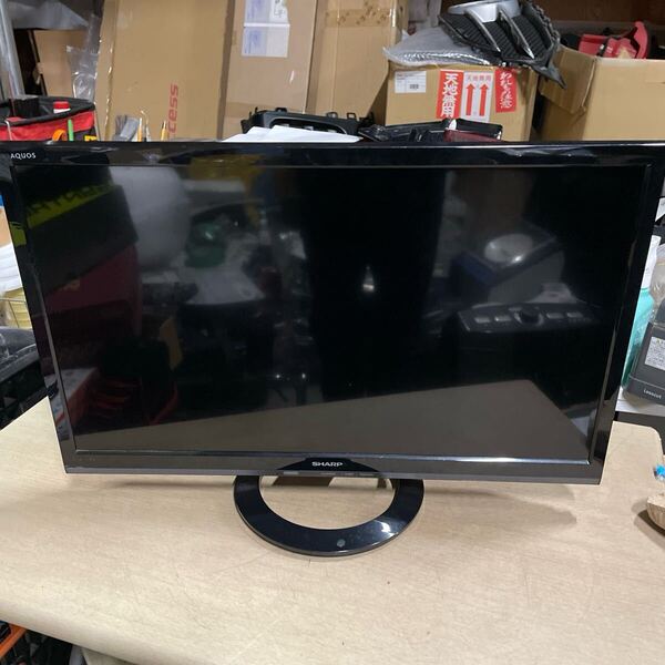 シャープ SHARP アクオス AQUOS 液晶テレビ LC-24K40 2017年製 地デジ リモコン 取説付属 HDMI