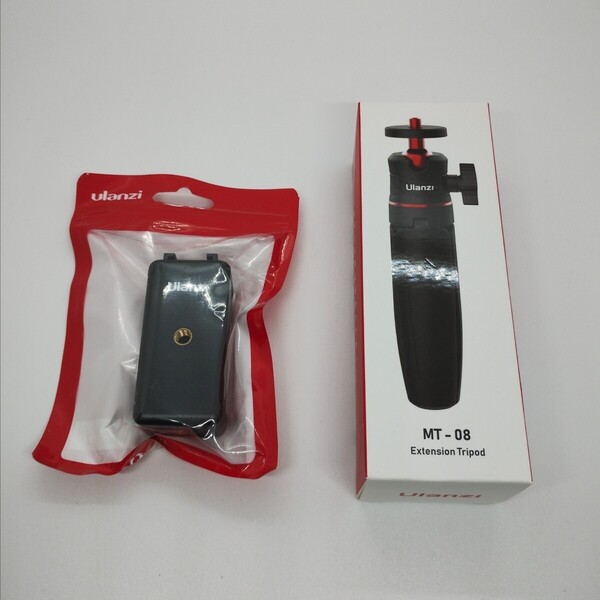 送料無料 ウランジ Ulanzi MT-08 + ST-07 スマホ カメラ 三脚 自撮り棒