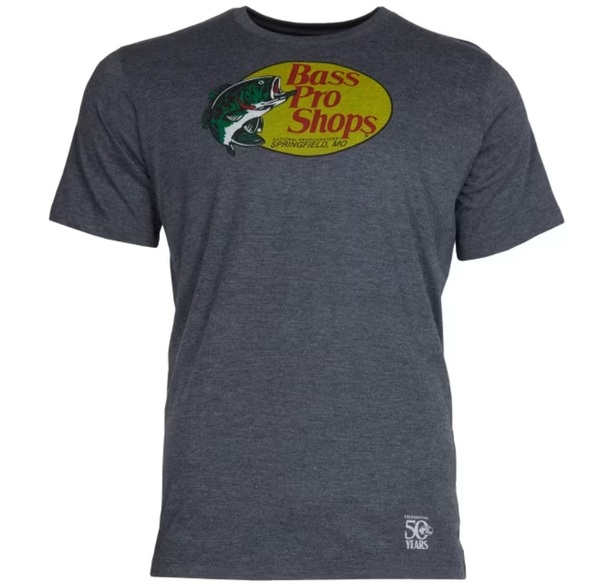 超レア■新品 BASS PRO SHOPS 50周年記念 T-Shirt M 日本L ロゴ バスプロ バスプロショップス シャツ バス釣り アウトドア 長瀬智也