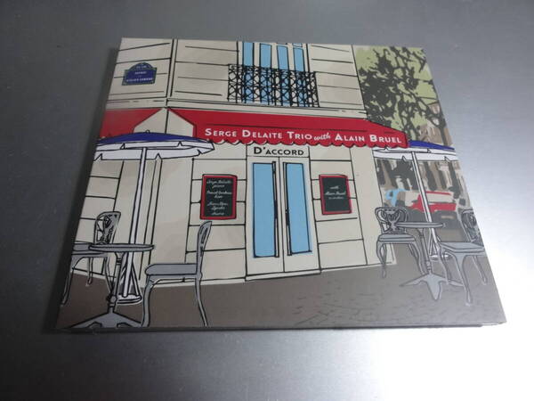 SERGE DELAITE TRIO WITH ALAIN BRUEL セルジュ・デラート・トリオ with アラン・ブルエル D'ACCORD 国内盤 澤野工房