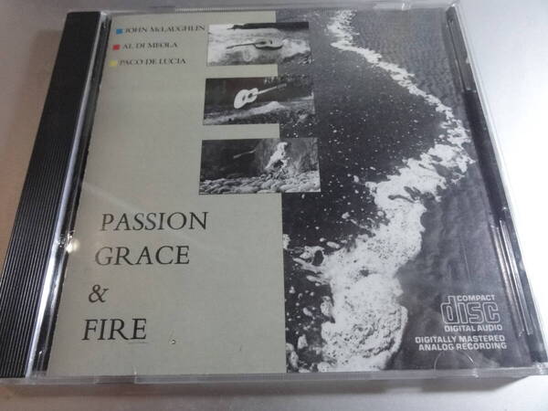 JOHN MCLAUGHLIN AL DI MEOLA PACO DE LUICIAジョンマクラフリン アル・ディ・メオラ パコデ・ルシア PASSION GRACE & FIRE