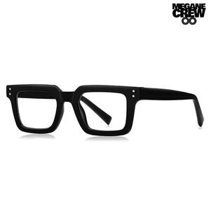 Quadra Edge クワドロエッジ ブラック 黒 スクエアメガネ 02