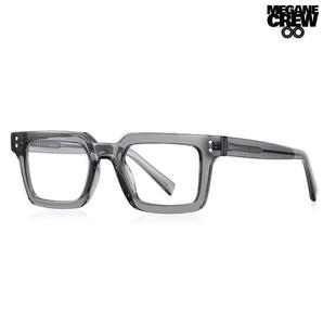 Quadra Edge クワドロエッジ クリアグレー スクエアメガネ 02