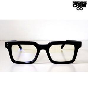 Quadra Edge クワドロエッジ ブラック 黒 スクエアメガネ 01