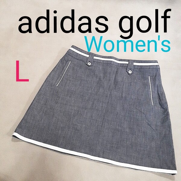 【超美品】adidas golf アディダスゴルフ レディースL ストレッチゴルフスカート ストレッチスカート スカート ゴルフウェア GOLF
