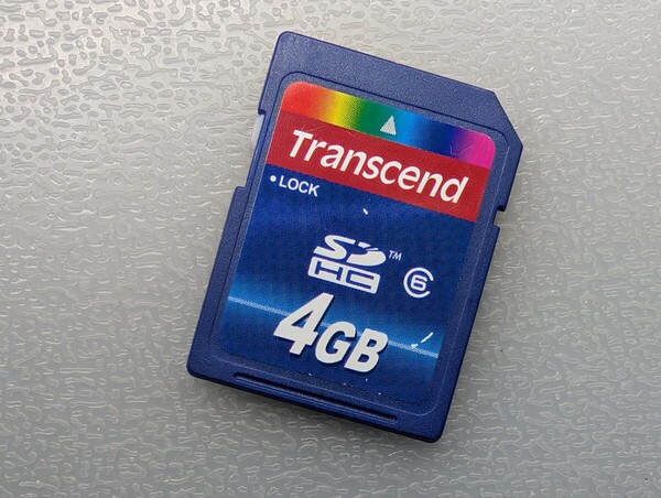 Transcend SDHCカード 4GB Class6 ケース付き トランセンド SDカード メモリーカード 動作確認済み