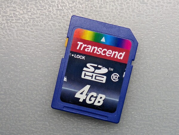 Transcend SDHCカード 4GB Class10 ケース付き トランセンド SDカード メモリーカード 動作確認済み