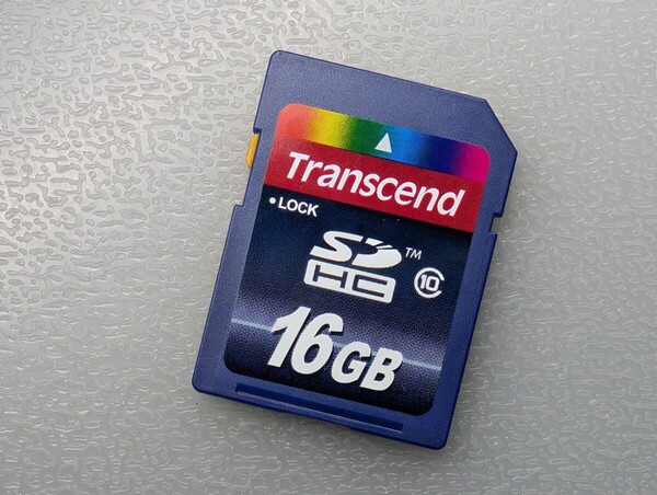 Transcend SDHCカード 16GB Class10 ケース付き トランセンド SDカード メモリーカード 動作確認済み