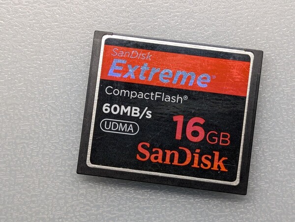 SanDisk CompactFlash Extreme 16GB UDMA CFカード ケース付き サンディスク コンパクトフラッシュ メモリーカード 動作確認済み