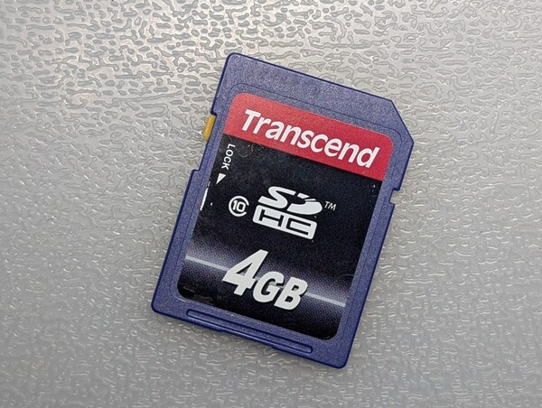 Transcend SDHCカード 4GB Class10 ケース付き トランセンド SDカード メモリーカード 動作確認済み