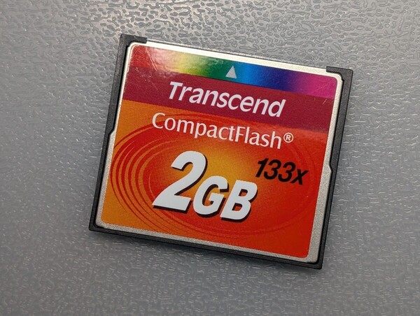 Transcend CompactFlash 2GB 133x CFカード ケース付き トランセンド コンパクトフラッシュ メモリーカード 動作確認済み