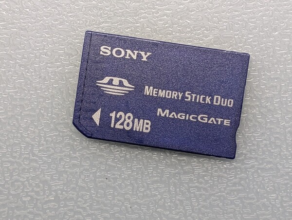 SONY Memory Stick Duo 128MB MSH-M128 ケース付き ソニー メモリースティック デュオ PSP メモリーカード 動作確認済み